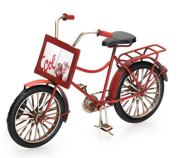 Kph Fahrrad rot 26,5x8,5x14 cm Dekorahmen