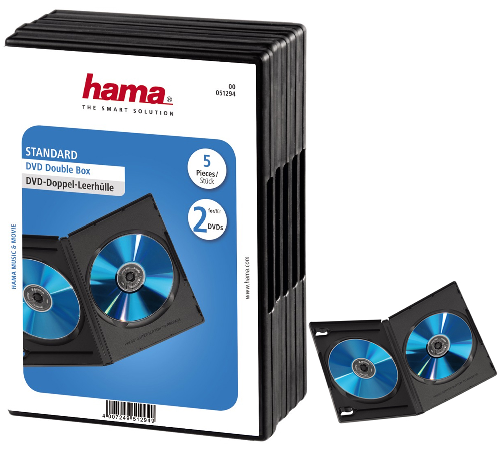 Hama DVD Leerhülle 5er Pack